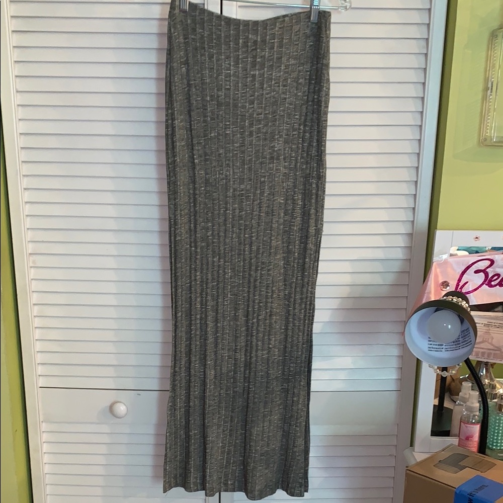 Ambiance vintage Pleated Pencil Maxi Skirt